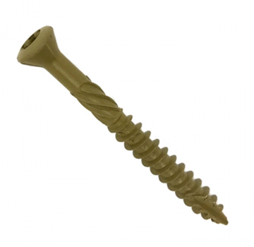 Woodies Woodies - Wkręty do desek tarasowych - Torx 25 z łbem stożkowym - 5 x 40 mm - Gwint częściowy - Stal hartowana (200 sztuk)