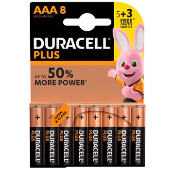 Duracell Duracell - bateria AAA (8 sztuk)