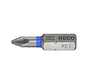 Heco - Bity - Pozidrive 1 - 25mm (opakowanie blister 2 szt.)