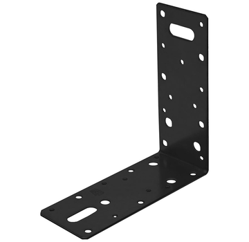 Starx Kotwa narożna - Płaska - 150x150x60x2,5 - Czarna