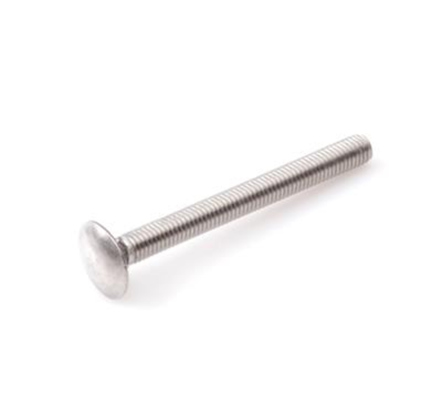 Śruby zabezpieczające - M6 x 100 mm - DIN603 - stal nierdzewna (25 sztuk)