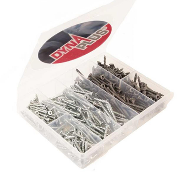 Dynaplus Dynaplus - Organizer - Śruby ocynkowane - Śruby z powłoką AR - Torx