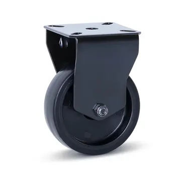 MESO Kółko meblowe stałe czarne - 75 mm - 60 kg