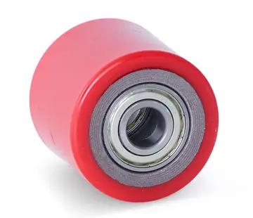MESO Rolka paletowa PU 80x70 - Średnica wału 20 mm - Udźwig 450 kg
