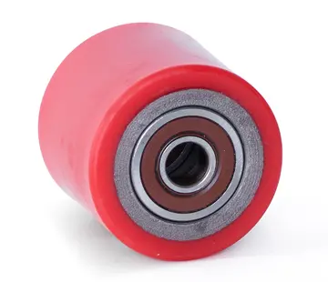 MESO Rolka paletowa PU 80x70 - Średnica wału 17 mm - Udźwig 450 kg