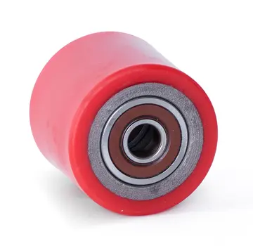MESO Rolka paletowa PU 80x70 - Średnica wału 17 mm - Udźwig 450 kg