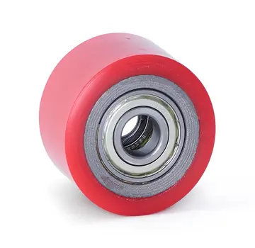 MESO Rolka paletowa PU 80x50 - Średnica wału 20 mm - Udźwig 400 kg