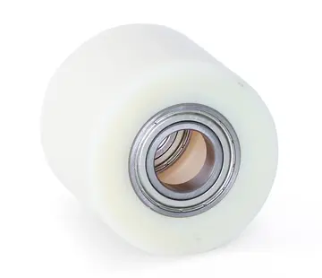 MESO Nylonowa rolka do palet 80x70 - Średnica wału 25 mm - Łożysko kulkowe - Nośność 700 kg