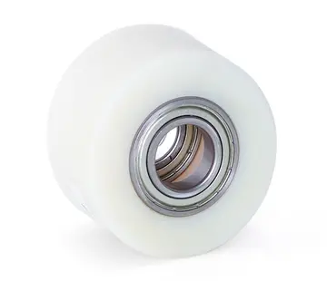 MESO Nylonowa rolka do palet 80x50 - Średnica wału 25 mm - Łożysko kulkowe - Nośność 500 kg