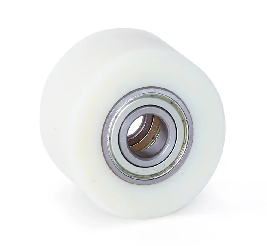 Nylonowa rolka do palet 80x50 - Średnica otworu 20 mm - Łożysko kulkowe - Nośność 500 kg