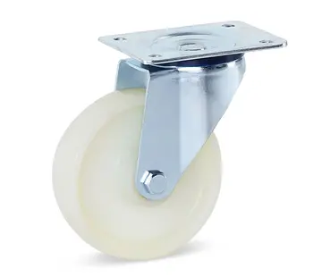 MESO Nylonowe kółko obrotowe z płytą górną - 150 mm - 350 kg