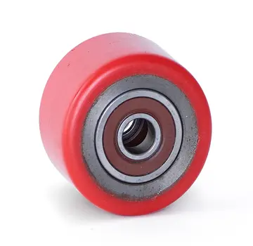 MESO Rolka paletowa PU 80x50 - Średnica wału 17 mm - Udźwig 400 kg