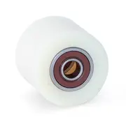 MESO Nylonowa rolka do palet 80x70 - Średnica wału 17 mm - Łożysko kulkowe - Nośność 700 kg