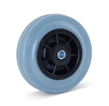 MESO Szare gumowe kółko - 125 mm - 120 kg - bez pasków