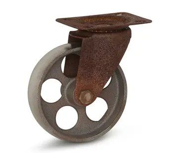 MESO Zestaw kołowy skrętny w stylu vintage - retro 125 mm  - 100 kg