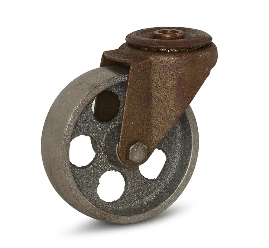 Zestaw kołowy skrętny w stylu vintage - retro100 mm - RD5-100
