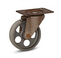 Kółko Vintage Retro Design z płytą górną - żeliwo - 100 mm - 90 kg