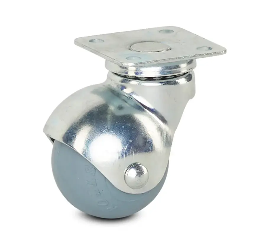 Kółko do fotela z płytą górną - 40 mm - 30 kg