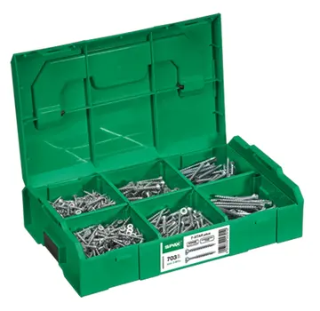 Spax - śruby - Torx - L-BOXX - WIROX - mini zestaw (700 szt.)