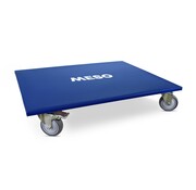 MESO Rolka meblowa 2 x hamowana - koło TPR - 800 mm x 600 mm - 350 kg