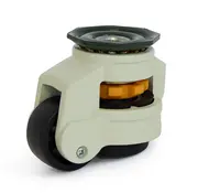 MESO Czarne nylonowe kółko obrotowe z centralnym otworem - 40 mm - 50 kg