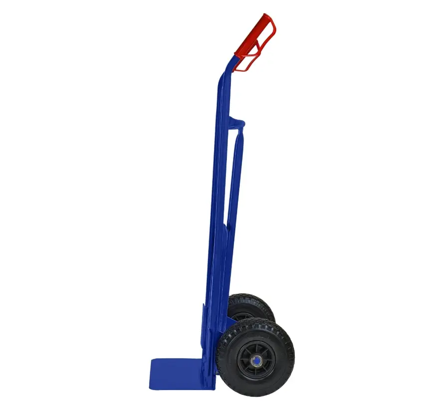 Steekwagen blauw - incl. klep - Max 200 kg - Anti-Lek (PU) Zwart/Zwart