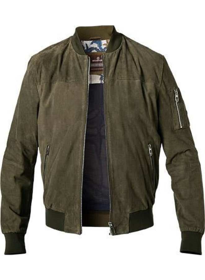 Milestone Jacket Suède Green