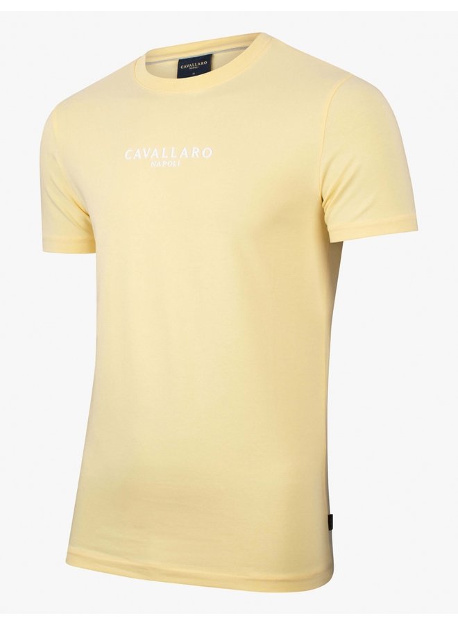 Cavallaro T-Shirt Umberto Tee Light Yellow