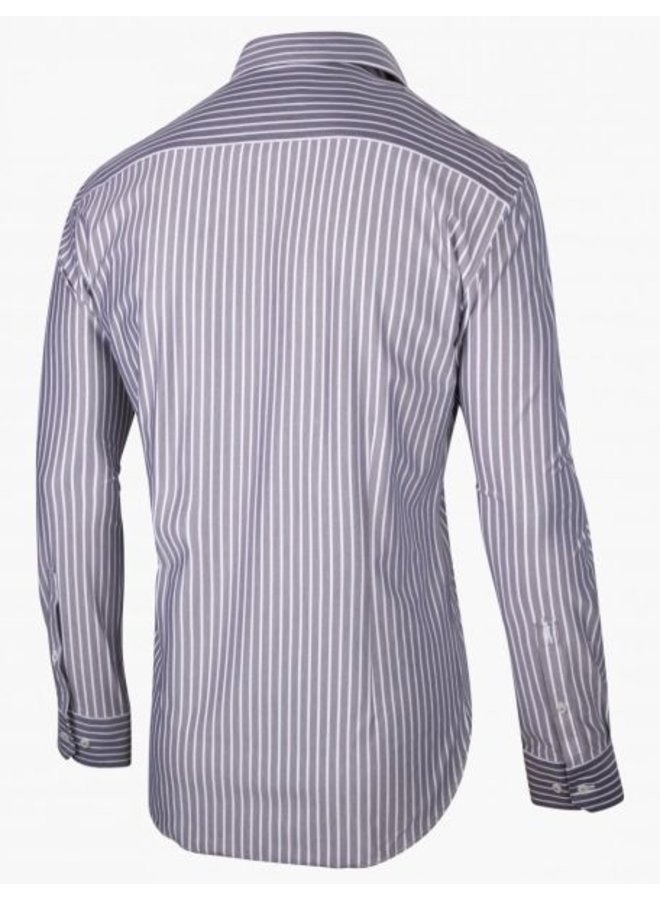 Cavallaro Overhemd Artidoro Stripe Taupe