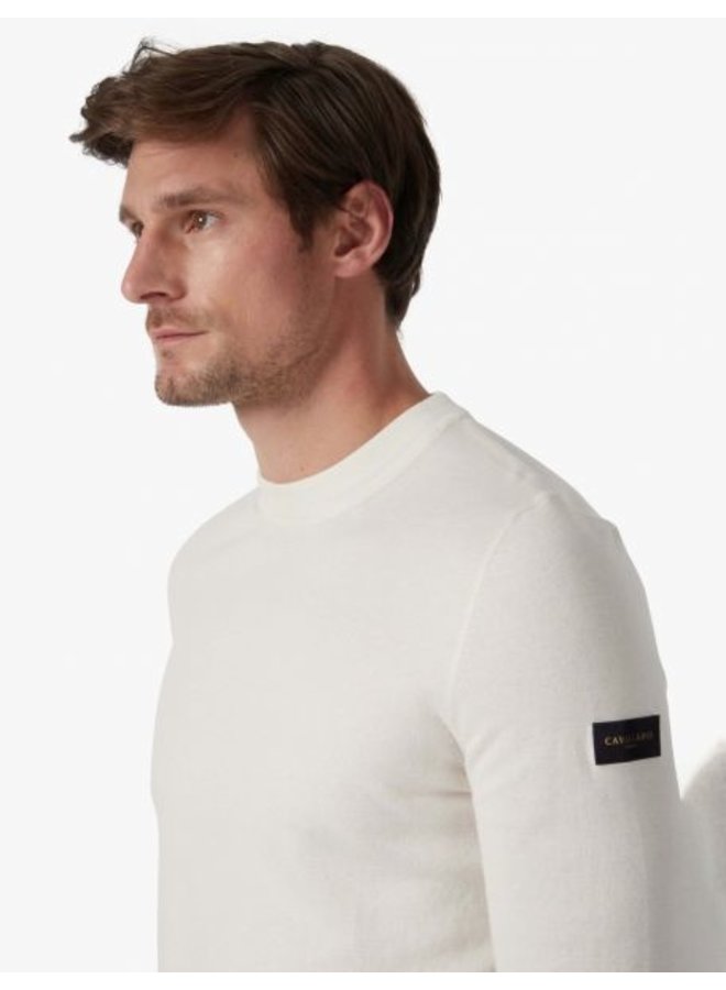 Cavallaro Pullover O-Neck Sorrento Off-White