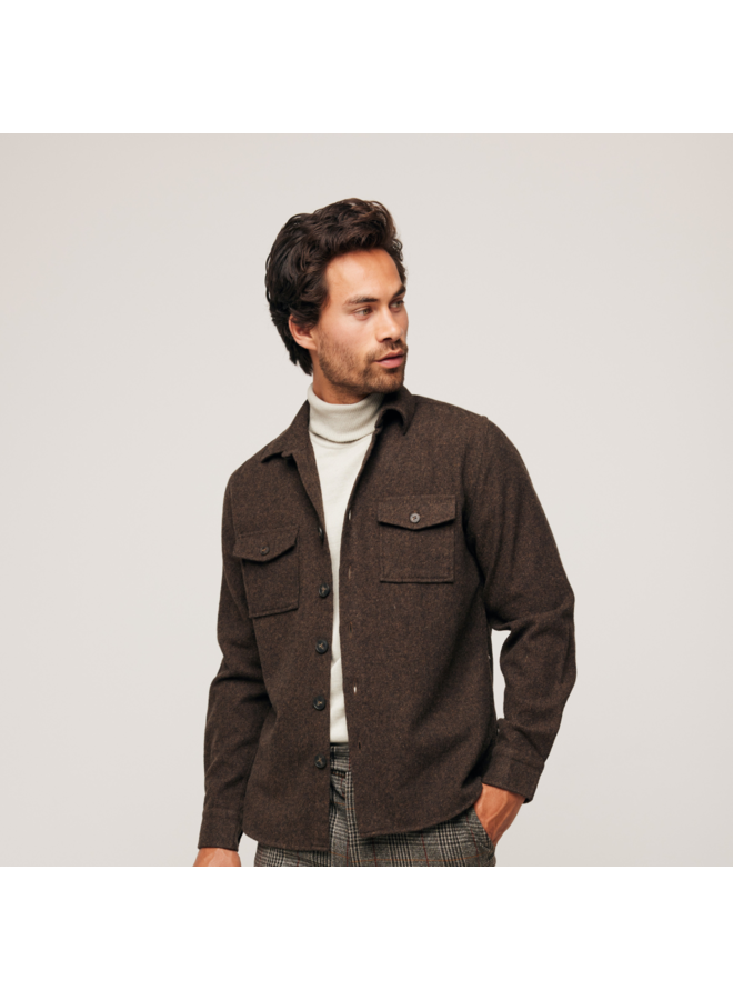 Tresanti Overshirt  Silas Dark Brown