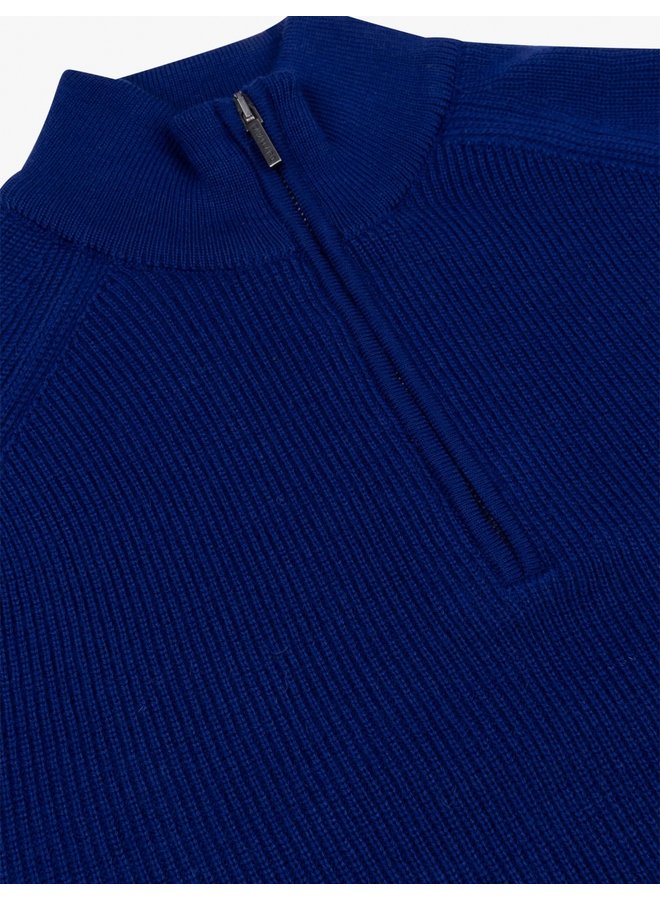 Cavallaro Pullover Merone Half Zip Bright Blue