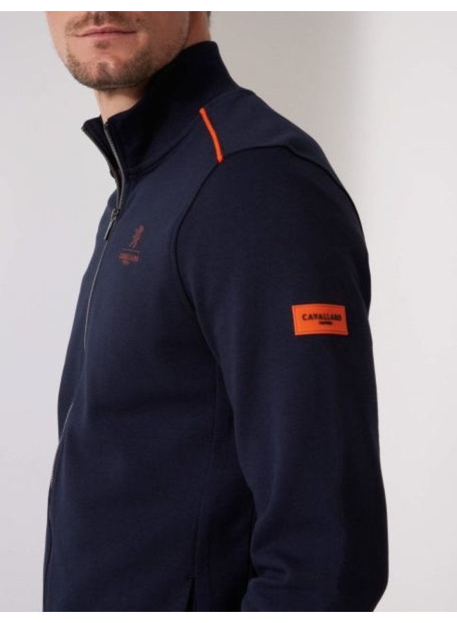 Cavallaro Champione Full Zip Cardigan Dark Blue