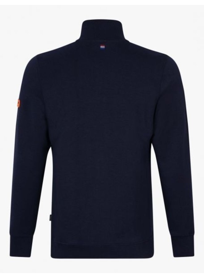 Cavallaro Champione Full Zip Cardigan Dark Blue