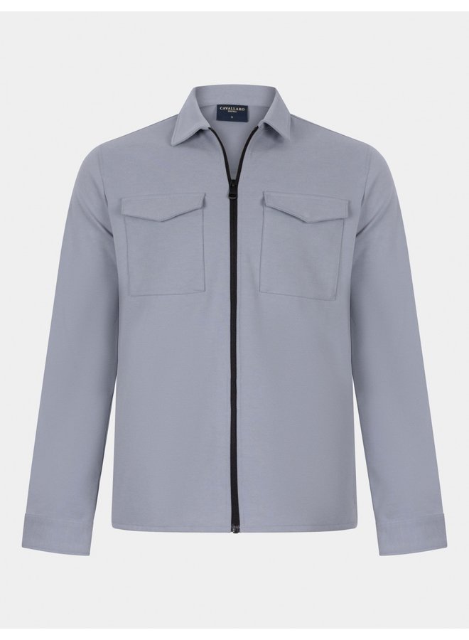 Cavallaro Overshirt Zerino Grey Blue