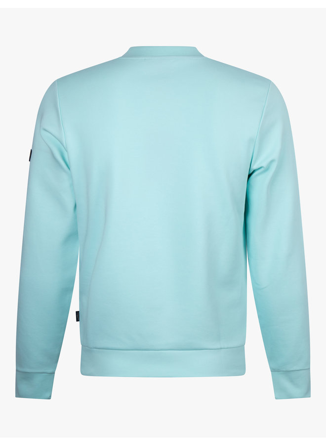 Cavallaro Sweat Lecco R-Neck Acqua Blue