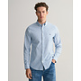 Gant Overhemd Cotton/Linnen Stripe Day Blue