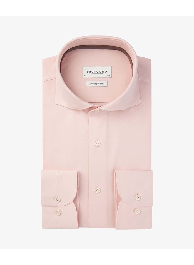 Profuomo Shirt Japanese Knitted Pink