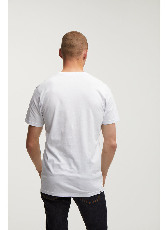 Denham T-Shirt Slim Tee White