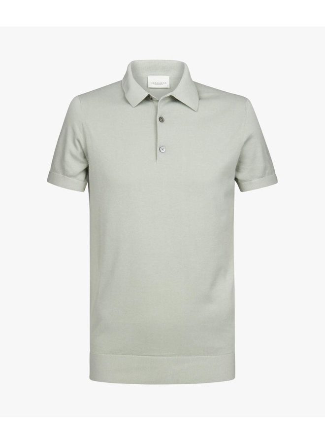Profuomo Polo Knitted Light Green