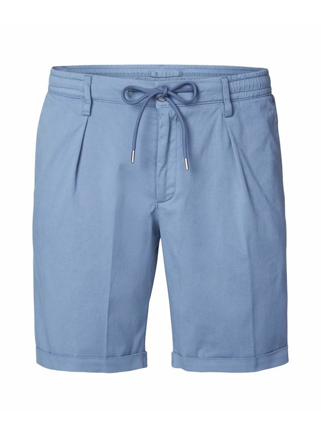 Profuomo Short Garment Dye Mid Blue