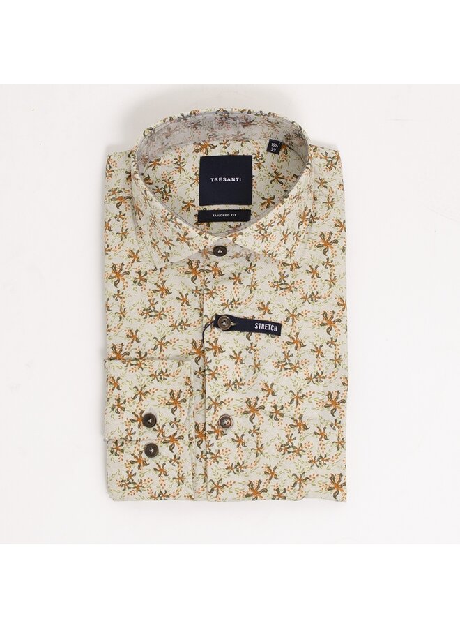 Tressanti Shirt Basilio Bloem MUlti