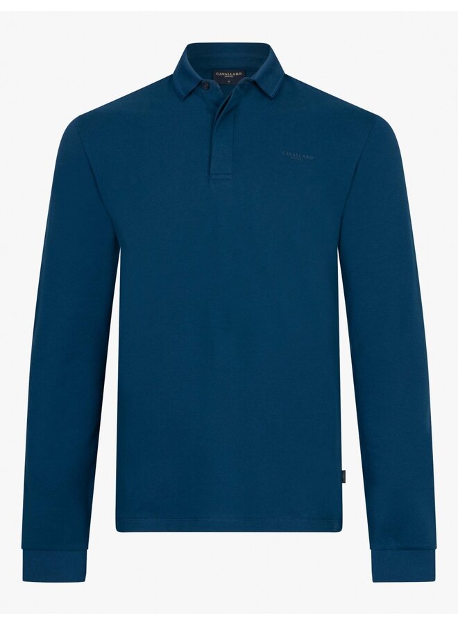 Cavallaro Polo Basso LS Petrol Blue