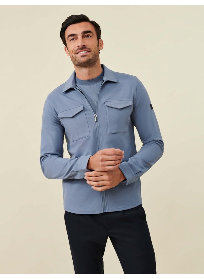 Cavallaro Overshirt Zeradino Grey Blue