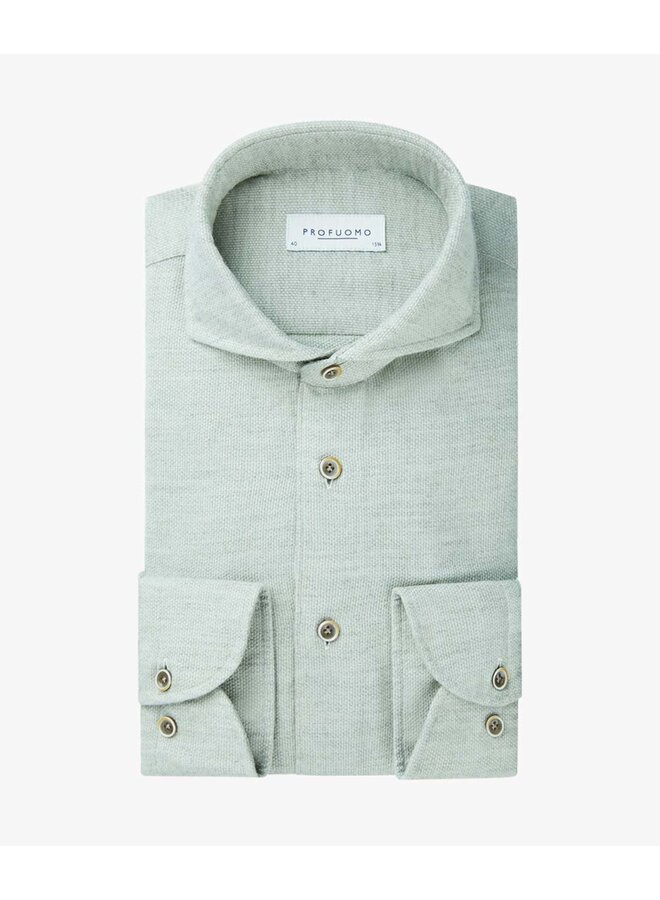 Profuomo Shirt  Basketweave green