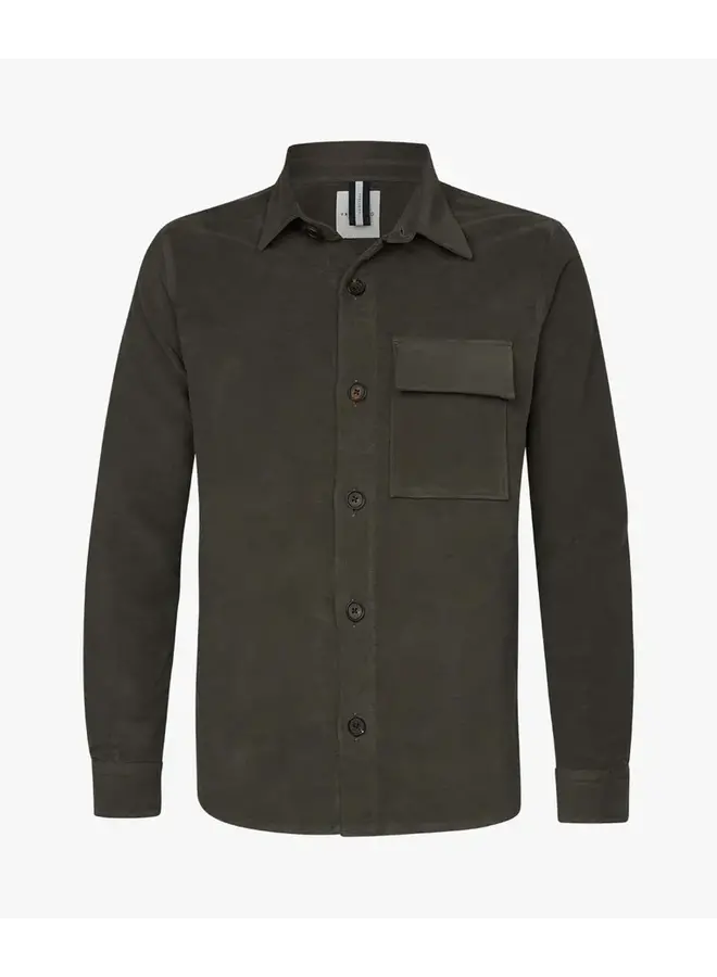 Profuomo Overshirt Moleskin Green