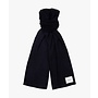 Profuomo Scarf Wool Nylon Navy