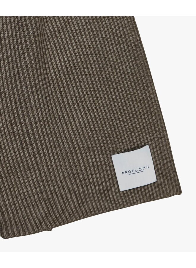 Profuomo Scarf Wool Nylon Green