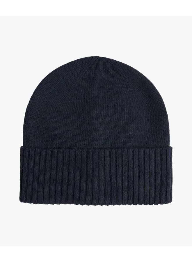 Profuomo Beanie Wool Cashmere Navy