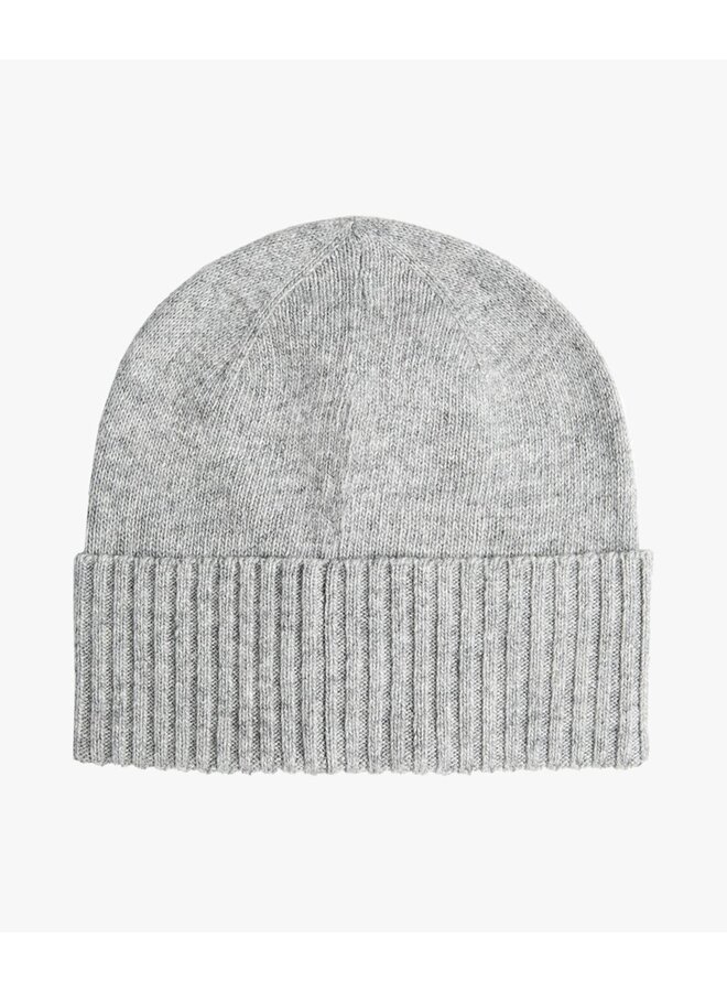 Profuomo Beanie Wool Cashmere Grey